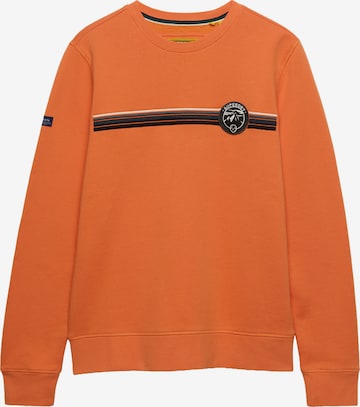 Sweat-shirt Superdry & Co en orange : devant