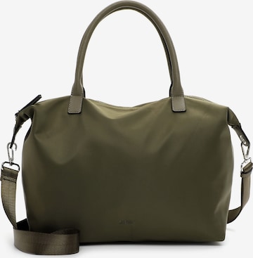 Cabas ' E&N Colombes RUE 09 ' Emily & Noah en vert : devant