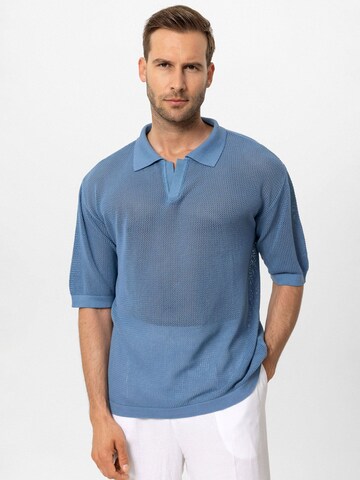 T-Shirt 'Manila' Antioch en bleu : devant