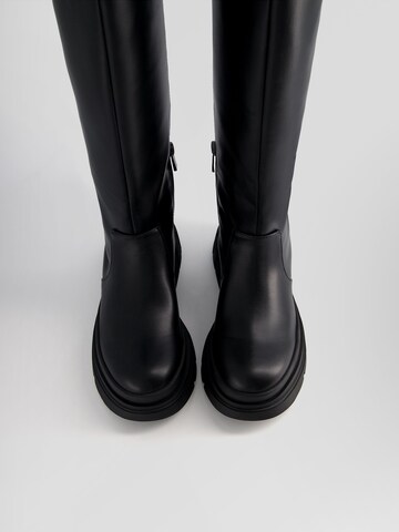 Bottes Bershka en noir