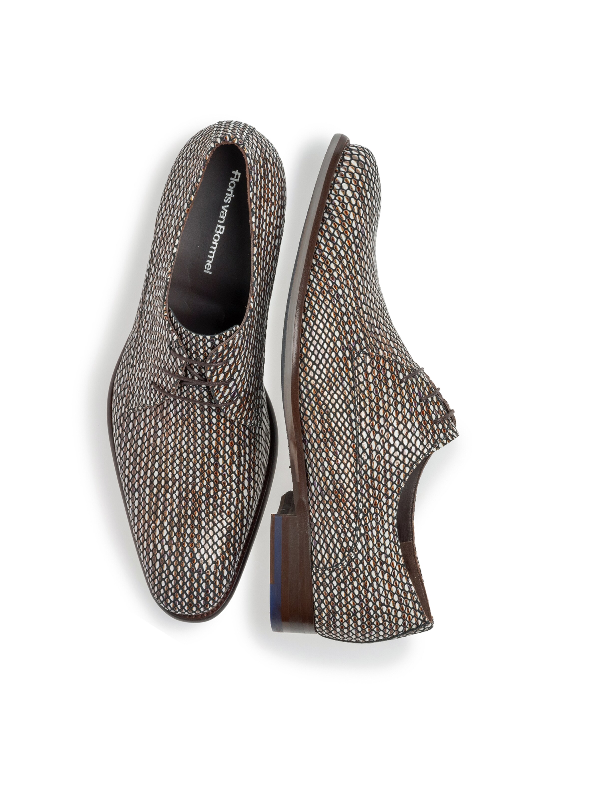 Floris van Bommel Schnürschuh 'De Stijler 40' in Braun