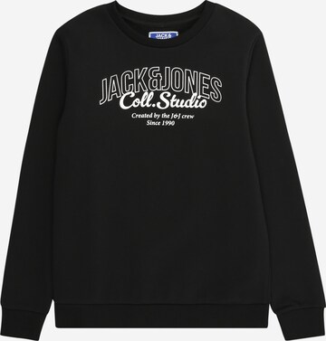 Jack & Jones Junior Majica 'JJMAKOTO' | črna barva: sprednja stran
