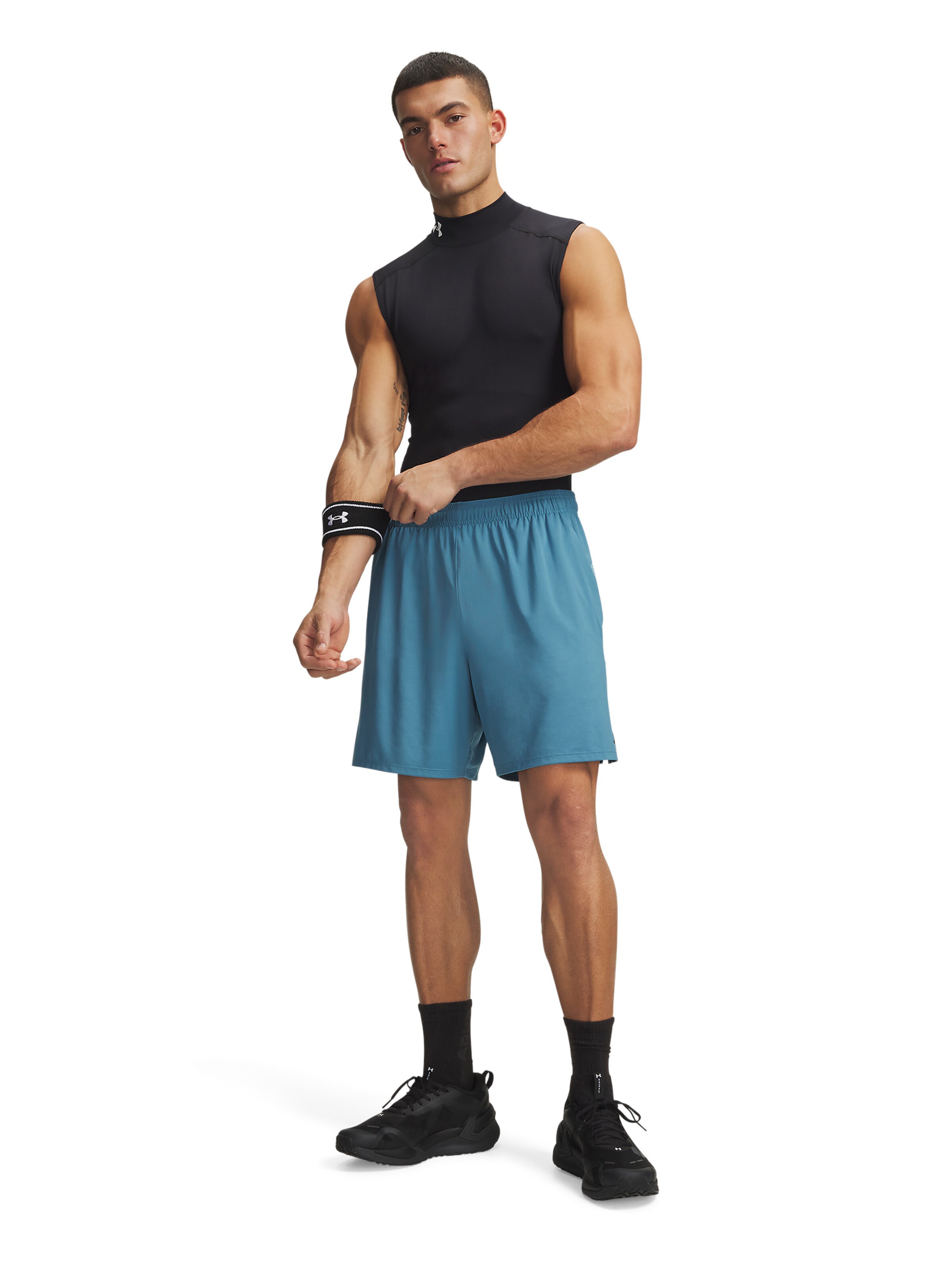 UNDER ARMOUR Loosefit Sportbroek 'Vent' in Blauw