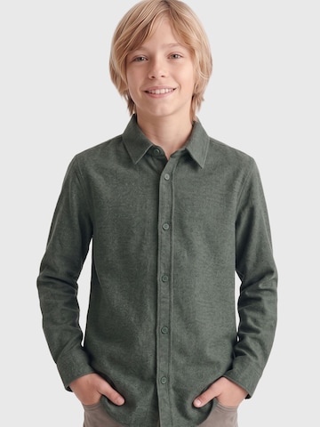 Only & Sons Junior - Ajuste regular Camisa en verde: frente