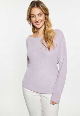 purpurinė faina Megztinis: priekis