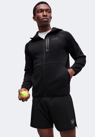 Veste de survêtement 'NATURAL VENTUS7' EA7 Emporio Armani en noir