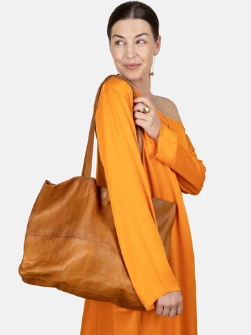 RE:DESIGNED Shopper ' Narlo ' i brun: forside