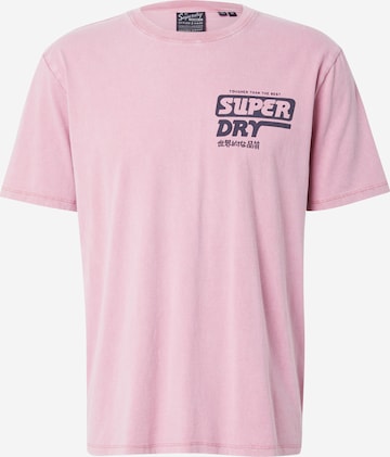 Superdry T-Shirt in Pink: Vorderseite