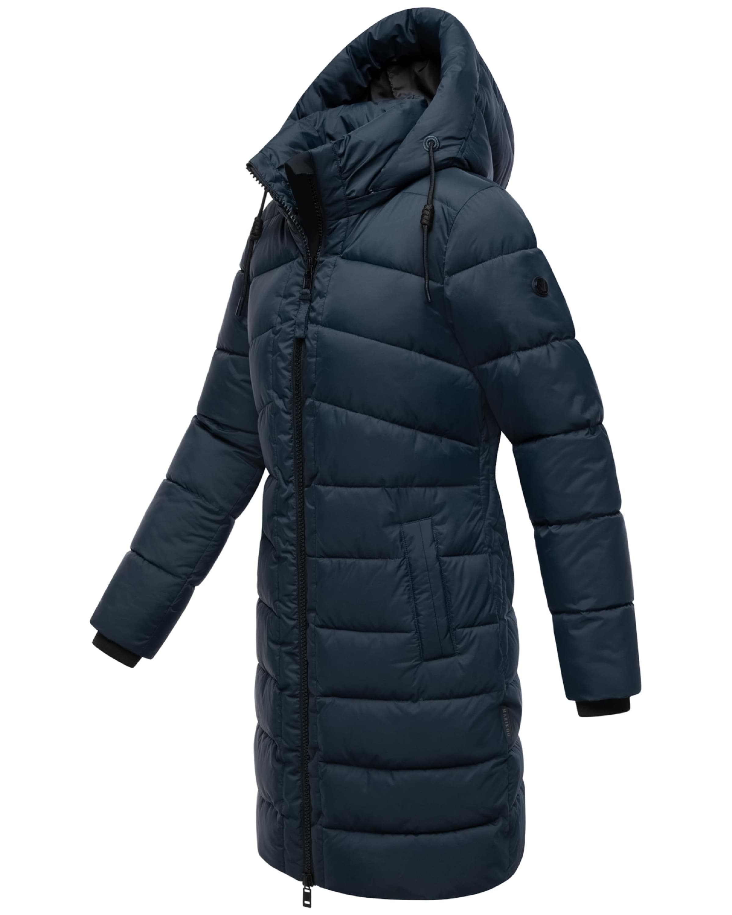 MARIKOO Płaszcz zimowy 'Kaltnäschen 16' w kolorze niebieski