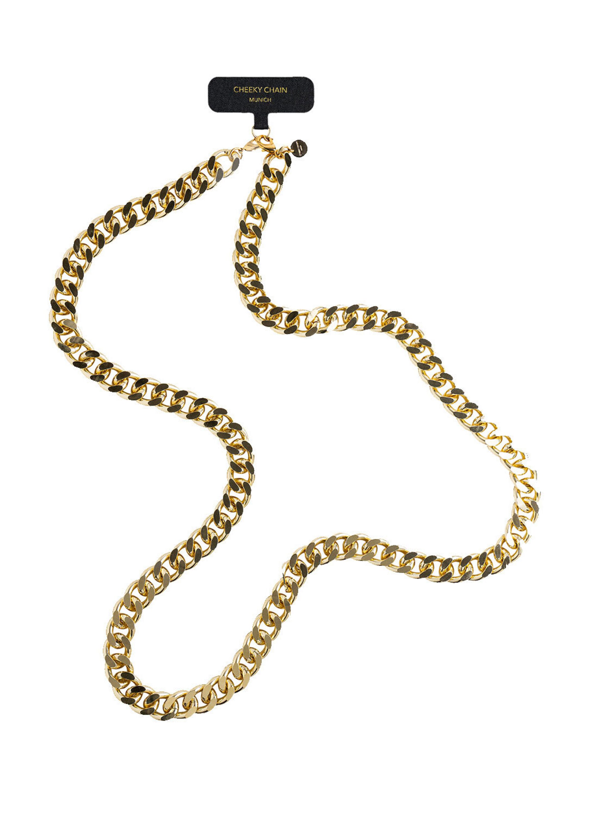 Cheeky Chain Munich Smartphone Case 'A$ap Big' in Gold: front