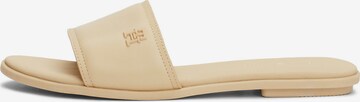 Mule TOMMY HILFIGER en beige : devant