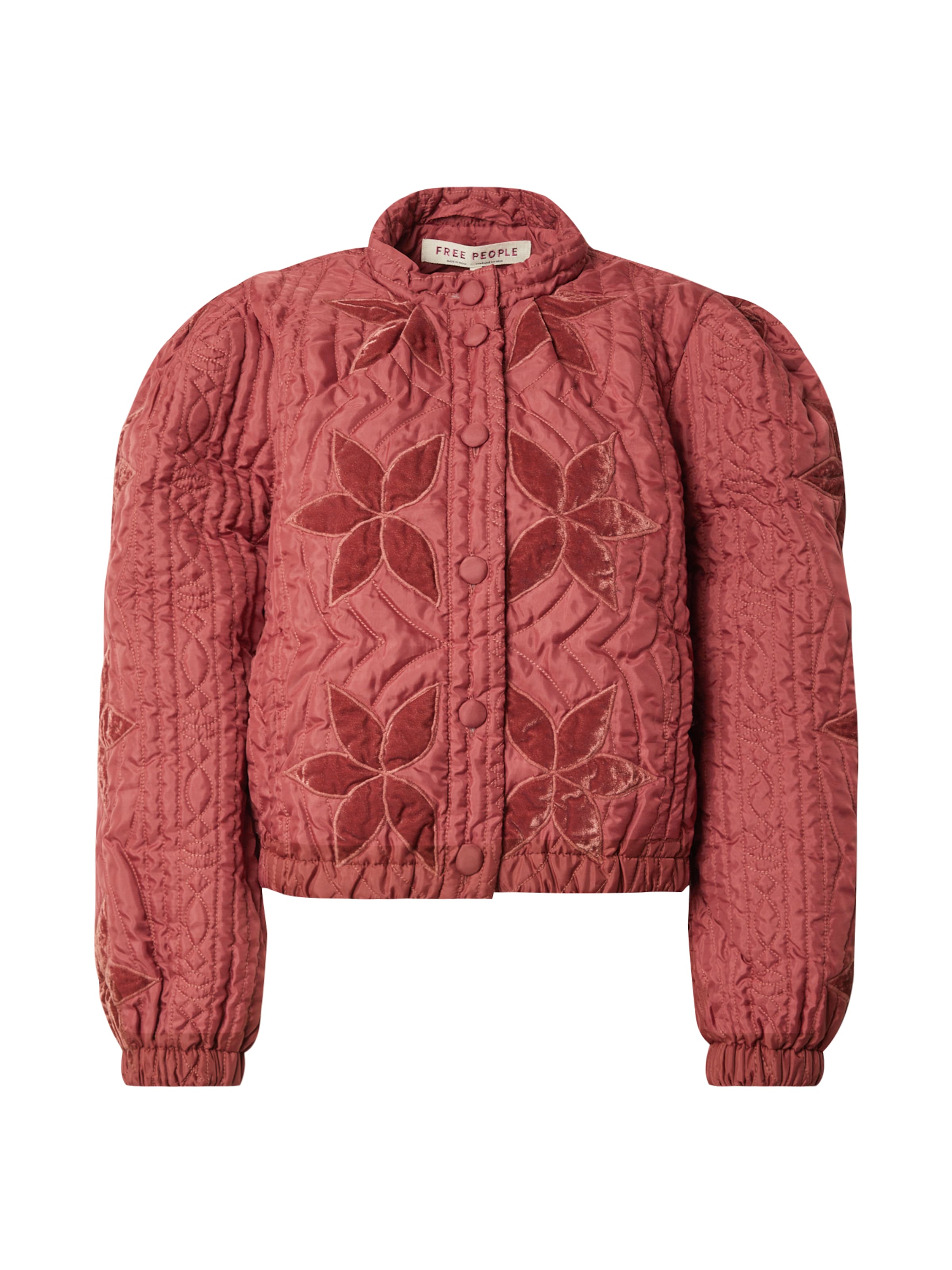 Free PeoplePrijelazna jakna 'QUINN' - crvena boja: prednji dio