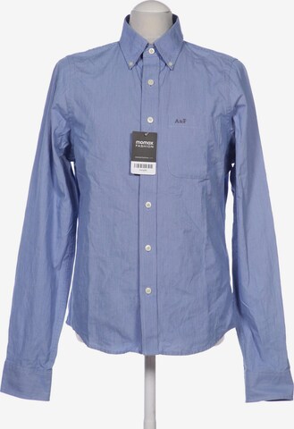 Abercrombie & Fitch Button Up Shirt in M in Blue: front