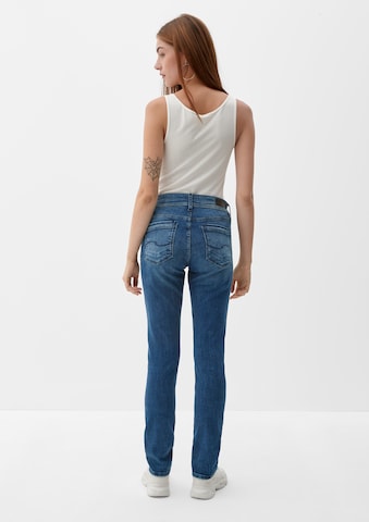 QS Slimfit Jeans in Blauw