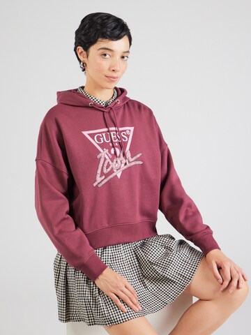 GUESS Sweatshirt in Red: front