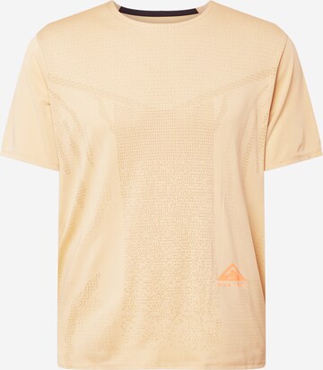 NIKE - Camisa funcionais 'Rise' em bege: frente