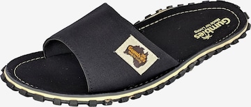 Gumbies Slippers in Black: front