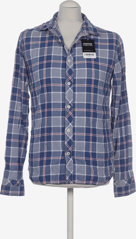 Tommy Jeans Button Up Shirt in S in Blue: front