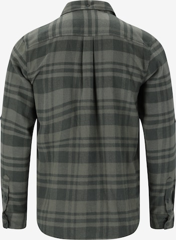Whistler Regular fit Athletic Button Up Shirt 'Flannel' in Green