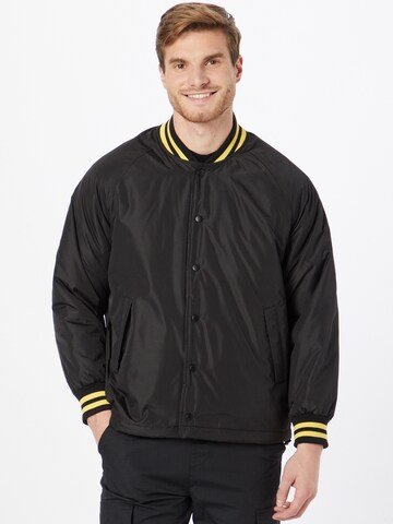 ABOUT YOU Limited Between-Season Jacket 'Ivan' in Black: front