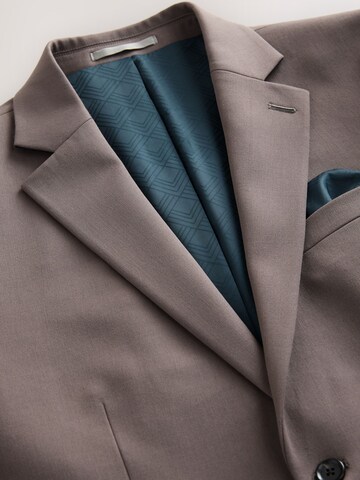 Next Slim Fit Sakko in Braun