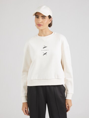 ARMANI EXCHANGE Sweatshirt in White: front