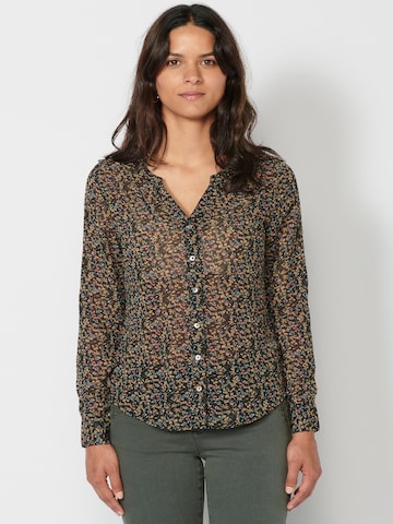 KOROSHI Blouse in Mixed colours: front