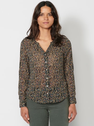 KOROSHI Blouse in Gemengde kleuren: voorkant