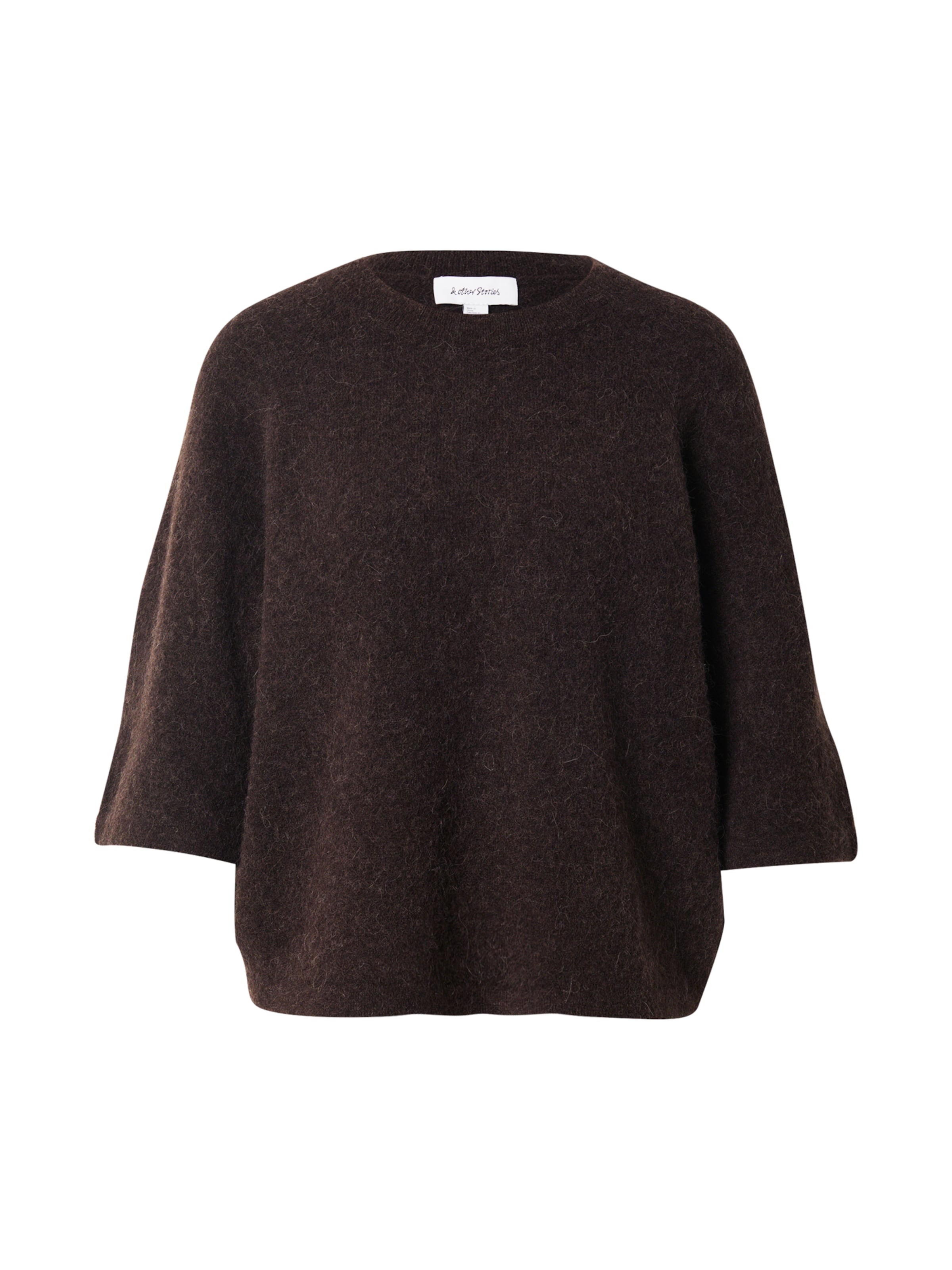 & Other Stories Pulover | rjava barva: sprednja stran