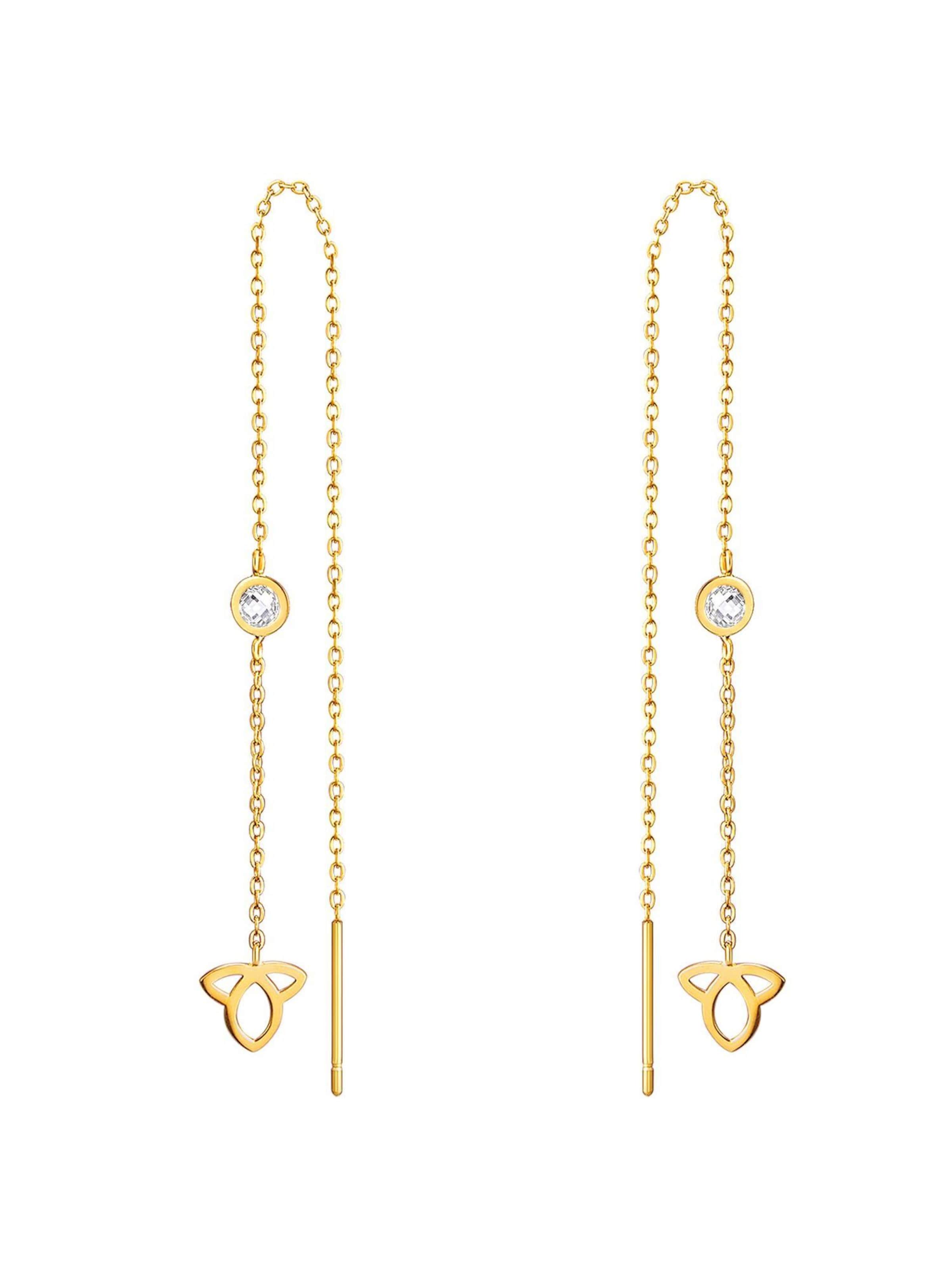 Eastside Oorbellen in Goud: voorkant