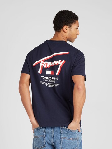 Tommy Jeans Тениска в синьо