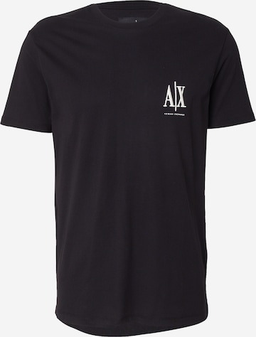 Maglietta di ARMANI EXCHANGE in nero: frontale