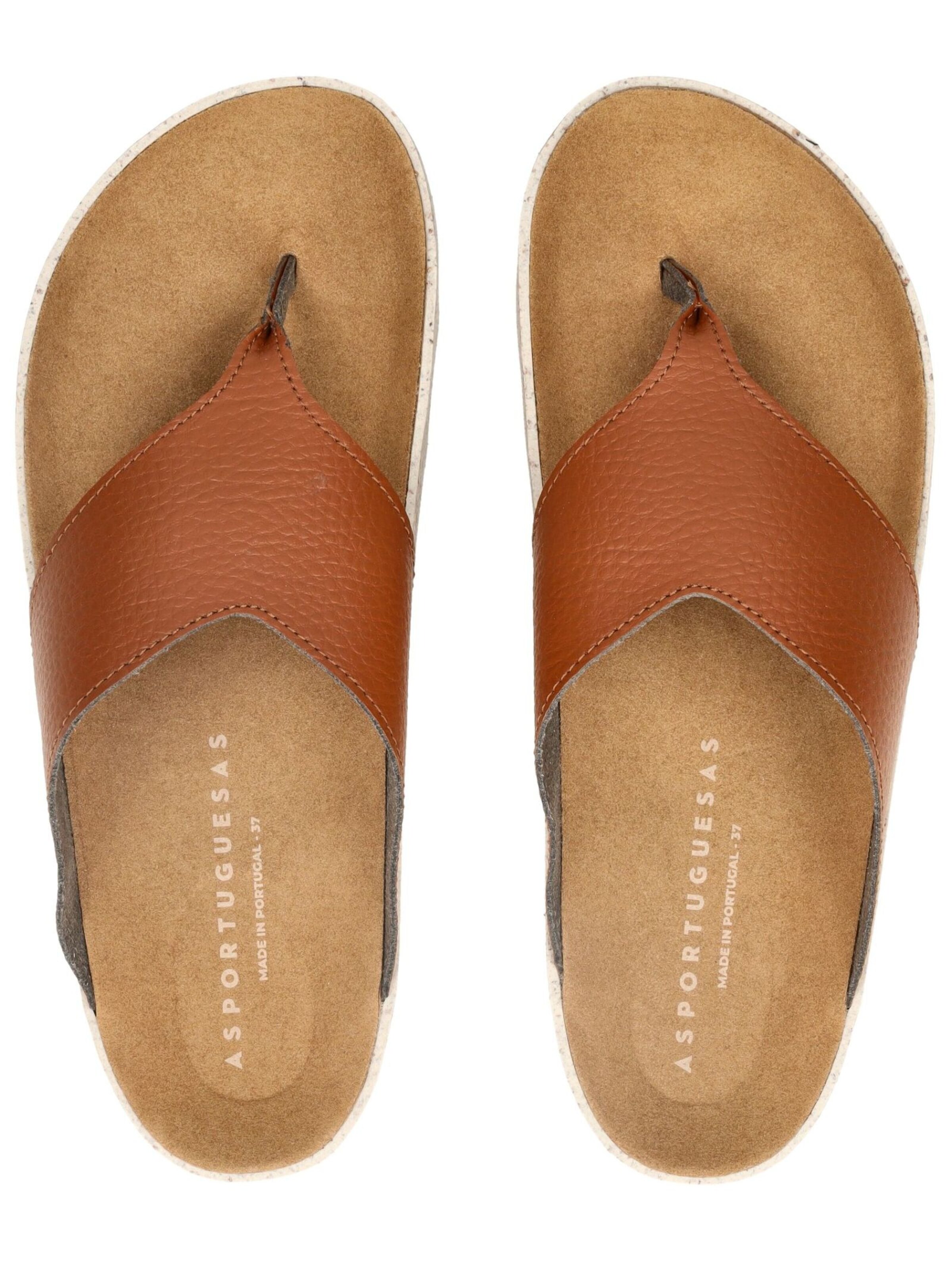 Asportuguesas Teenslipper in Bruin