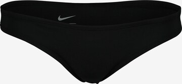 Nike Swim Athletic Bikini Bottoms in Black: front