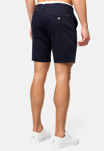 INDICODE JEANS Regular Trousers 'Sylvester' in Blue