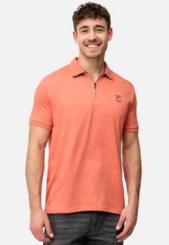 T-Shirt ' Yonah ' INDICODE JEANS en orange : devant