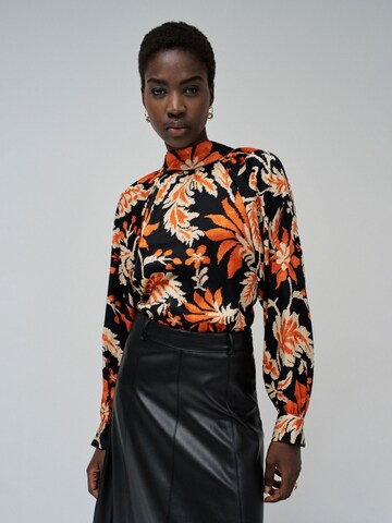 Salsa Jeans Blouse in Zwart: voorkant