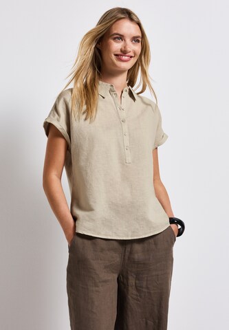 STREET ONE Blouse in Beige: front
