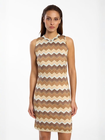 Ana Alcazar Strickkleid 'Disan' in Mischfarben: Vorderseite