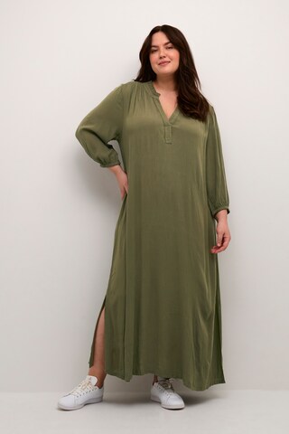 Robe 'Mirline' KAFFE CURVE en vert : devant