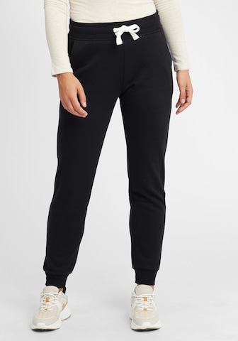 Oxmo Loosefit Broek 'Olivia' in Zwart: voorkant