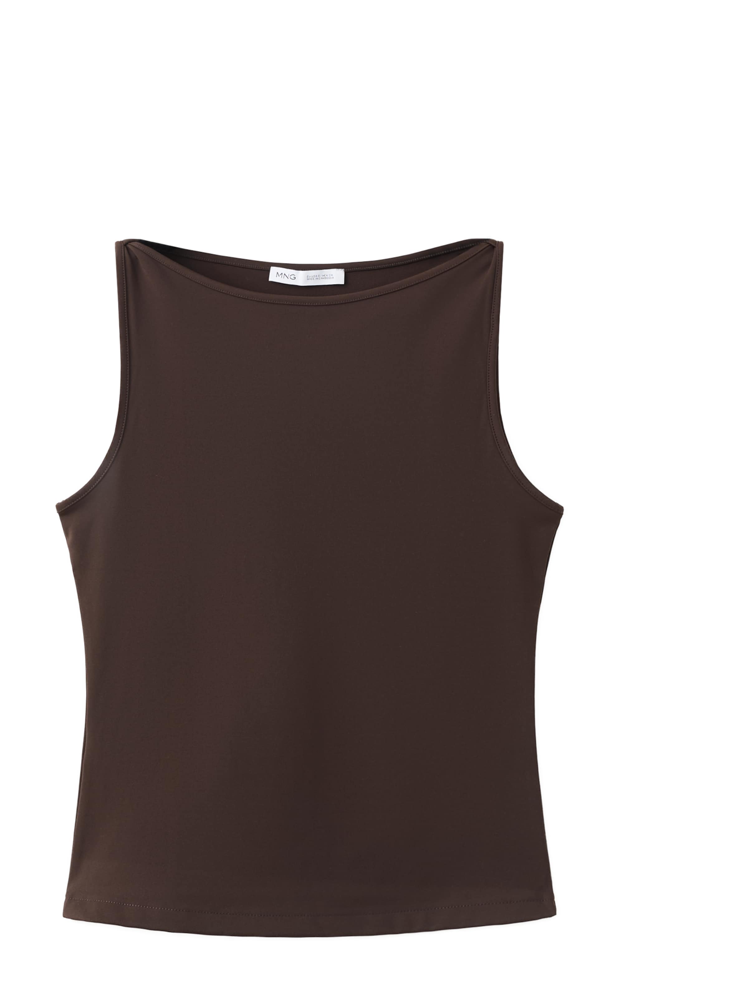 MANGOTop 'TECLA' - smeđa boja: prednji dio