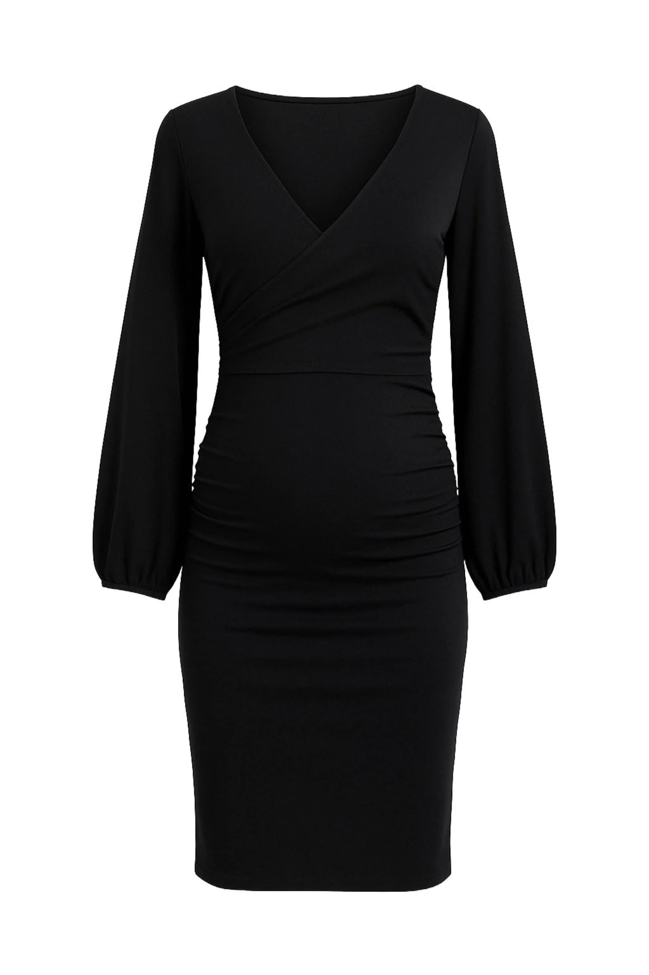 LYN MAMA Kleid in Schwarz: Vorderseite