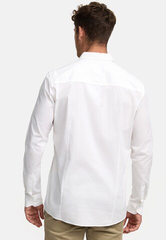 INDICODE JEANS Regular fit Overhemd 'Kamby ' in Wit