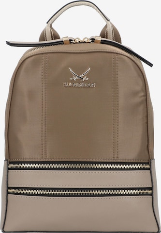 SANSIBAR Backpack in Brown: front