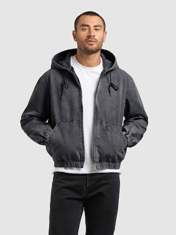 khujo Übergangsjacke 'Darrel' in Schwarz: Vorderseite