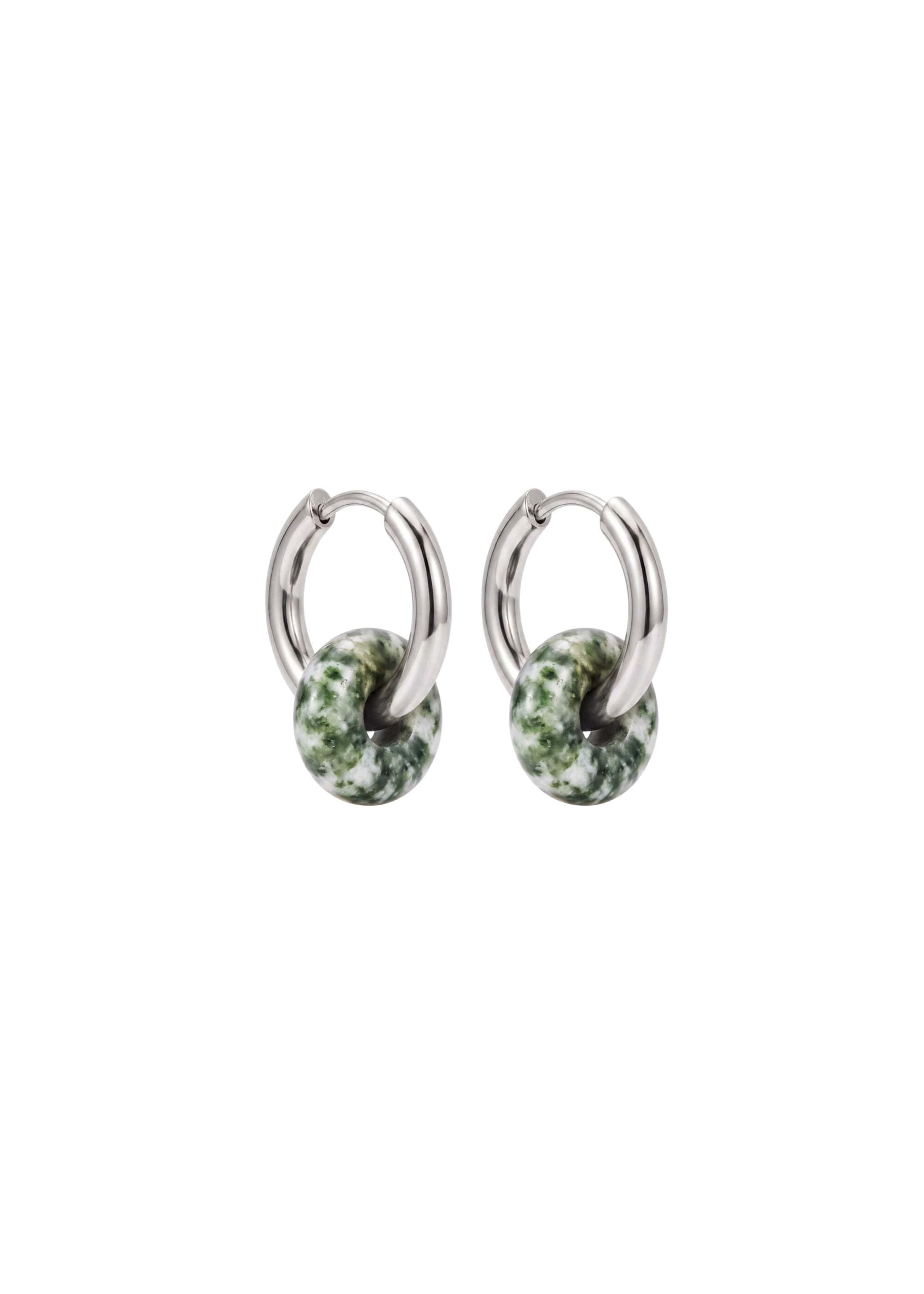 Orecchini 'Jasper' di PURELEI in argento: frontale