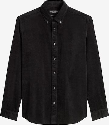 Marc O'Polo Hemd in Schwarz: Vorderseite