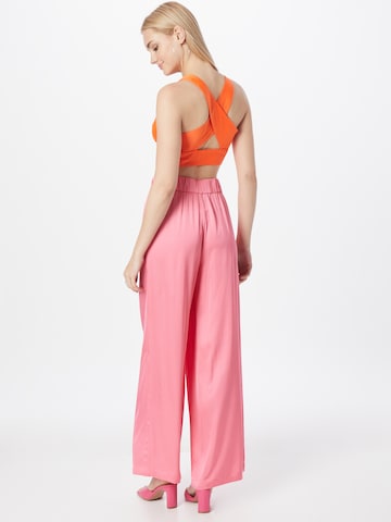 Wide leg Pantaloni de la ESPRIT pe roz