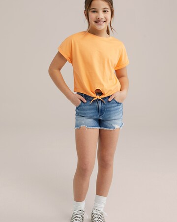 WE Fashion Обычный Джинсы в Синий